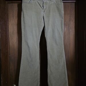 Women's Low Rise Tan Corduroy Pants